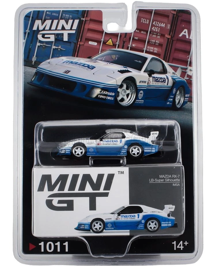 1/64 MINI-GT - MAZDA - RX-7 (FD3S) N 1 LB SUPER SILHOUETTE IMSA 2024 MGT01011-BL - Immagine 1 di 1