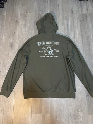 Sudadera con capucha gráfica True Religion con estampado de logotipo XL Foto 1 de 4