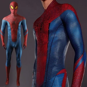 The Amazing Spider-man 1 Jumpsuit Cosplay Superhero Costume 3D Suit Halloween - Picture 1 of 19