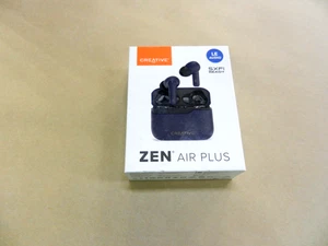 CREATIVE ZEN AIR PLUS IN EAR ACTIVE NOISE CANCELLING HEADPHONES (DARK BLUE) - Picture 1 of 5