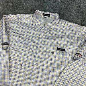 Southern Marsh FieldTec belüftetes Angelhemd kariert Performance lila gold XL - Bild 1 von 15