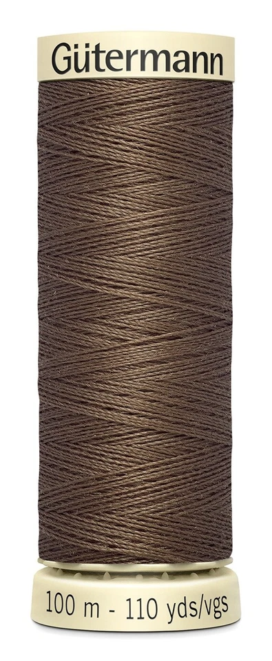 Gutermann 100P-551 Sew-All Thread 110yd-Cocoa (6Pk) - Image 1 of 1