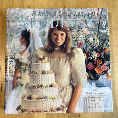 Weddings by Martha Stewart by Martha Stewart (1987, Hardcover) Vintage - Image 1 of 4