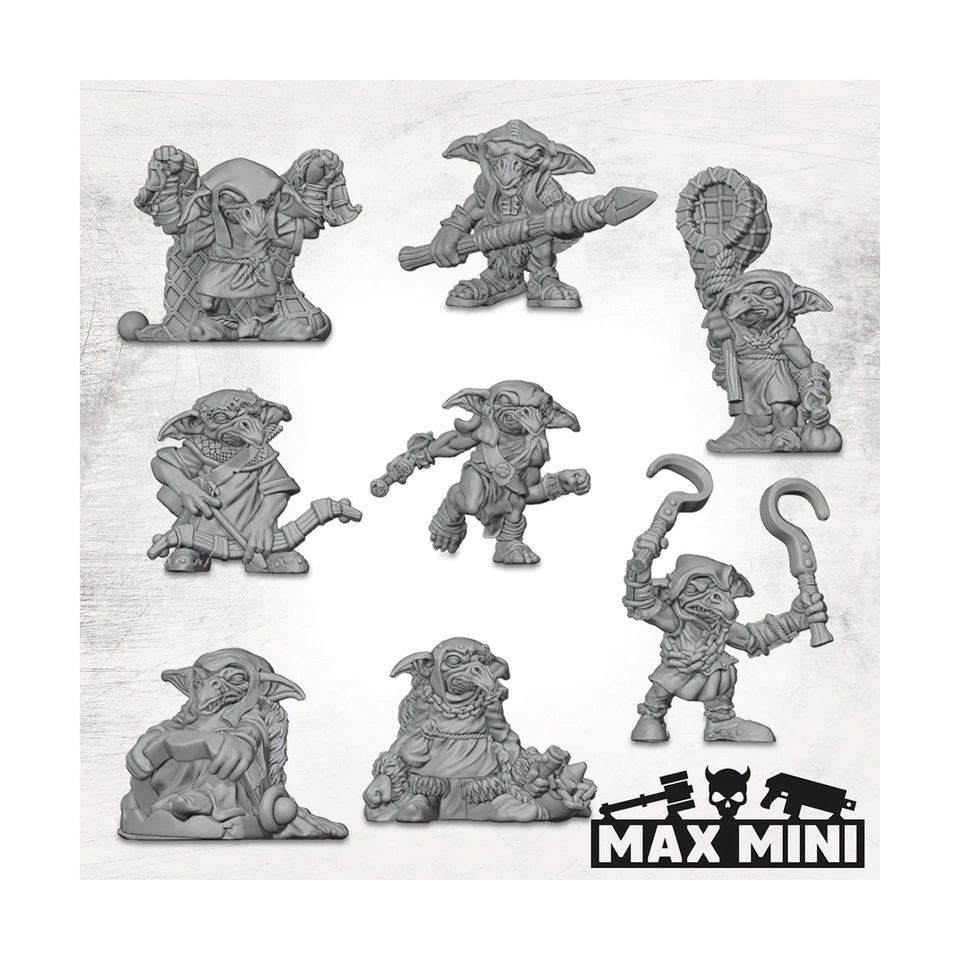 Maxmini Fantasy Mini 28mm Gnoblit Trappers Pack New - Image 1 of 1