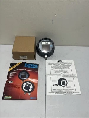 Weiss DUGY3-100-2L Solar-Powered Pressure Gauge, 100 psi, ½" NPT - Image 1 of 4