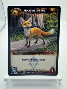 World of Warcraft TCG Foil Promo Crown McCloud the Fox - Picture 1 of 1