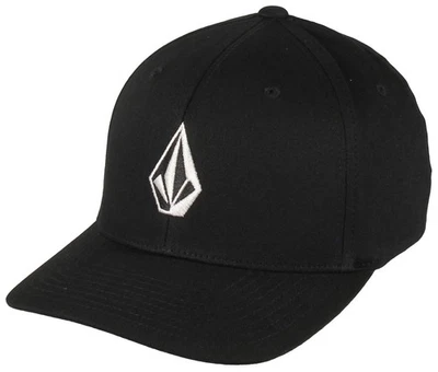 Volcom Full Stone Flexfit Hat - Black - New - Image 1 of 2