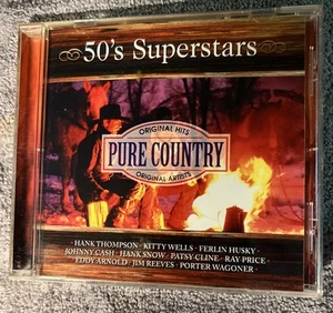 Pure Country: 50s Superstars - Audio CD By Various Artists - VERY GOOD - Imagen 1 de 4