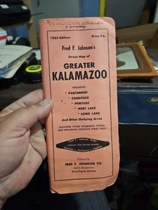 Mapa vintage de Kalamazoo Michigan, edición 1965 - Imagen 1 de 9