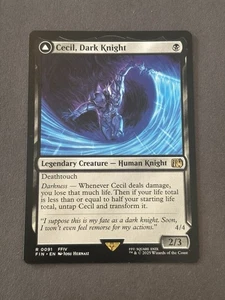 Cecil, Dark Knight-Rare 91-MTG Final Fantasy-NM-Regular Finish - Picture 1 of 2