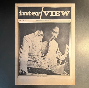 ANDY WARHOL'S INTERVIEW MAGAZINE - Vol 1, No12 - Elvis, Stones, Groupies 1970 EX - Picture 1 of 23