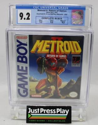 Metroid II: Return of Samus Nintendo Game Boy CIB CGC Graded 9.2 - Image 1 of 4