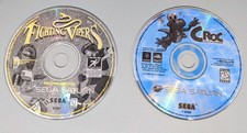 Sega Saturn Games (Croc & Fighting Vipers) DISCS ONLY Unable to Test