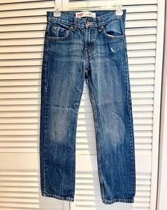 Levi's 514 Juniors Slim Straight Blue Jeans 12 REG W26" x L26" - Picture 1 of 7