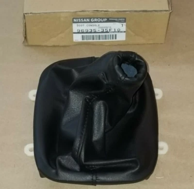 Bota de cambio Nissan genuina 180SX 240SX S13 Silvia negra OEM 96935-35F10 Foto 1 de 3