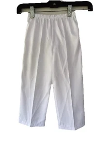 White Kid Pants Size 5 Ballroom - Picture 1 of 10