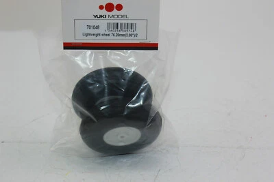 YUKI 701048 Leichtrad Ø 76,20 mm 2 Stück für RC Flugzeug Räder NEU in OVP - Bild 1 von 3