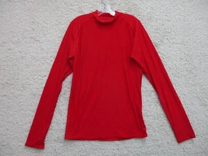 Under Armour Compression Shirt 3XL XXXL Adult Red Long Sleeve Athletic Womens - Picture 1 of 10