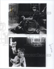 1995 Press Photo Janet Gaynor Charles Farrell Sessue Hayakawa James Card