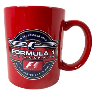 2003 FORMULA 1 Indianapolis Mug Red US Grand Prix NEW - Picture 1 of 2