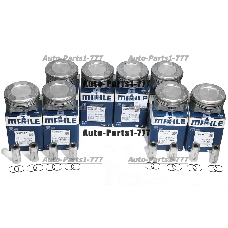 Juego de 8 pistones y anillos STD para Mercedes-Benz E63 G63 S63 AMG W212 W463 5,5 L M157 Foto 1 de 4