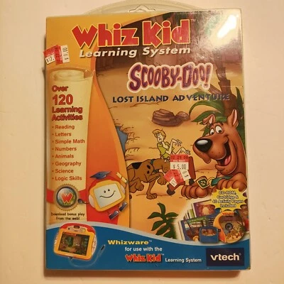 Vintage Scooby-Doo VTECH Whiz Kid Learning Games - Sealed Lost Island Adventure - Image 1 of 2