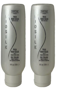 2 Biosilk Farouk Rock Hard Gelee Hard Hold Gel 6 oz ea (346)