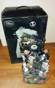 Disney Nightmare Before Christmas 12" Mantle Clock Figurine Statue RARE Box - Picture 1 of 4