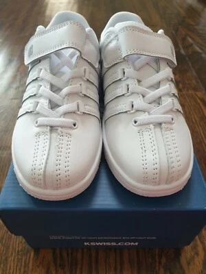 Zapatilla deportiva clásica VN para niños K-Swiss blanca talla 3 M totalmente nueva Foto 1 de 4