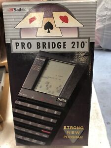 Saitek Pro Bridge 210 Portable Computer Bridge Game With Manual & New Batteries