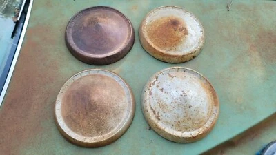 1961 62 63 64 65 Dodge D100 pickup half ton truck A100 van painted hubcaps - Image 1 of 4