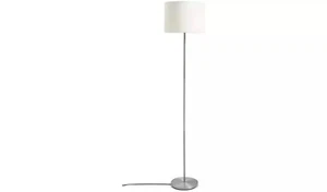 Argos Home Satin Stick 159cm Tall Floor Lamp - Cream(Opened Box Tested Item) - Picture 1 of 8