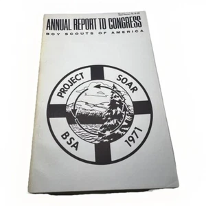 Boy Scouts of America 1971 Rapporto annuale al Congresso tascabile BN-907 - Foto 1 di 8
