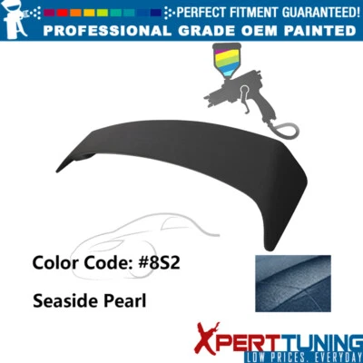 Fits 09-13 Toyota Corolla OE Style Painted #8S2 Trunk Spoiler Wing W/ LED Brake Foto 1 de 4