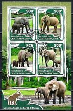 Central African Republic 2016 Elephants (312) Yvert N°4196 - 4199 Postage Used