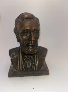 VTG ABRAHAM LINCOLN GUARDIAN BUILDING LOAN ASSN PORTLAND OREGON BUST BANK 1925 - Picture 1 of 5