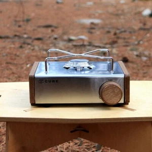 Holz Seitendeckel + Griff Zubehör - Verbessern Sie Ihren Kovea Würfelofen mit stilvollem - Bild 1 von 5