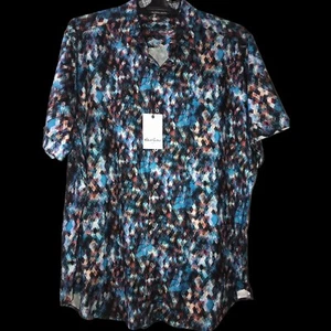 Robert Graham Colorful Short Sleeve Shirt SIze 2XL New with tags - Picture 1 of 7