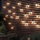 Guirlande Solaire Lampe de Jardin Extérieur LED Solardeko 30x Lanternes Rouille