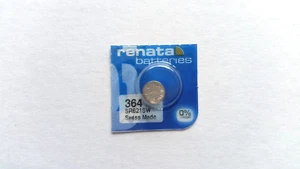 1x RENATA 364/SR621SW Watch Battery. EXPIRY 9/2025 SWISS MADE. Post from MELB - Picture 1 of 1
