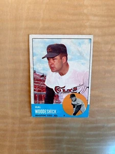 1963 TOPPS BASEBALL #517 HAL WOODESHICK!! $1 SHIPPING!! - Picture 1 of 2