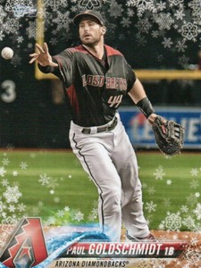 2018 Topps Walmart Holiday Snowflake Metallic #HMW77 Paul Goldschmidt