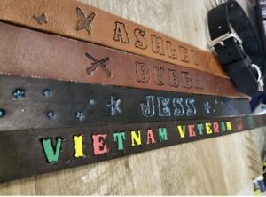 Personalized Leather Name Belt Men And Women