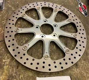 Performance Machine Hooligan Front Brake rotor 13" Harley Dyna Touring Softail! - Picture 1 of 6