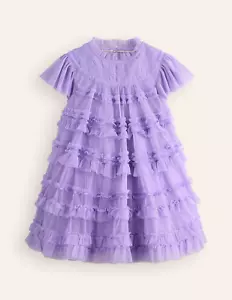 NWT Mini Boden Winnie Tulle Tiered Dress - Picture 1 of 4