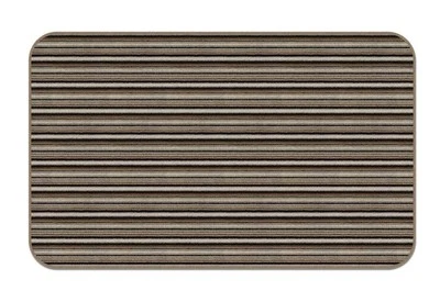 2 x 3 SKID-RESISTANT Area Rug Kitchen Carpet Floor Mat MOCHA BROWN STRIPE - Image 1 of 4