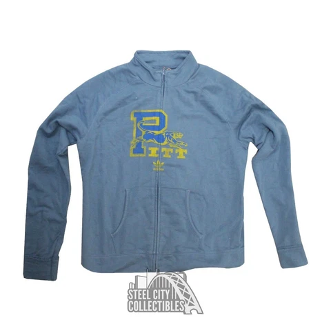 Pitt Panthers Adidas Blue Zipped Sweatshirt Cover