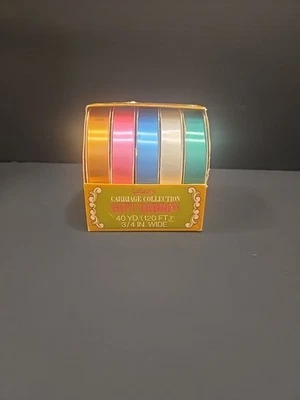 Five Galaxy Carriage Collection Gift Ribbon NIB - Image 1 of 4