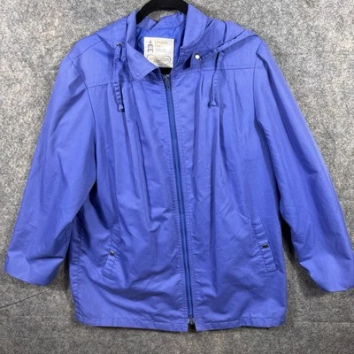 Chaqueta deportiva London Fog azul aguamarina de colección rara para mujer talla 14R Foto 1 de 4