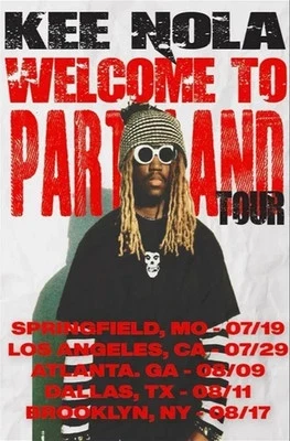 Kee Nola Welcome To Partland Tour 2025 Poster - Wall Decor, No Frame - Image 1 of 4